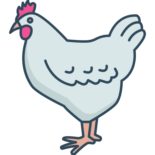 Chicken İkon, ücretsiz CC0