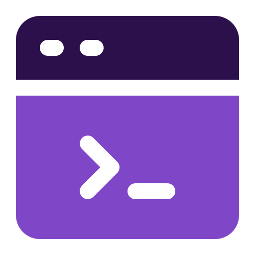 Colorful Terminal Icon, free CC0