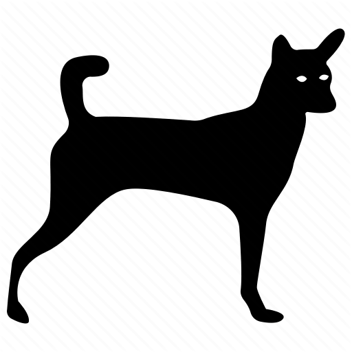 Dog Silhouette İkon, ücretsiz CC0