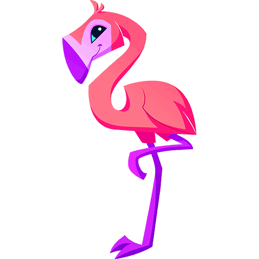 Flamingo Icon, free CC0