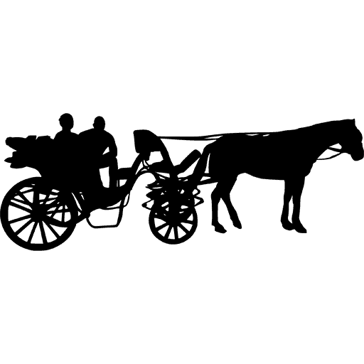 Horse Carriage Icon, free CC0