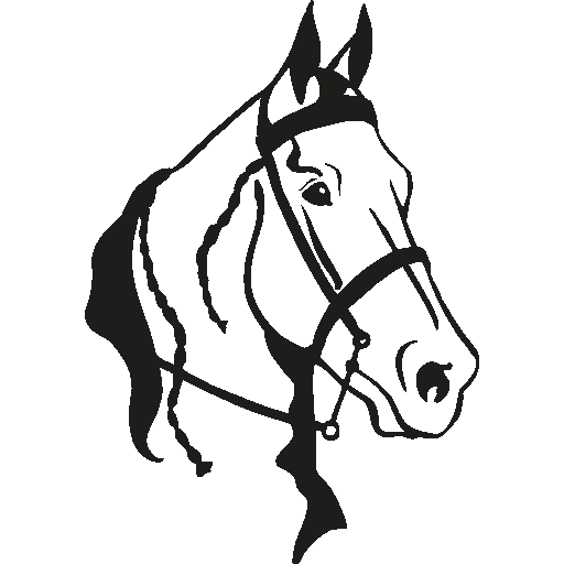Horse Head Icon, free CC0