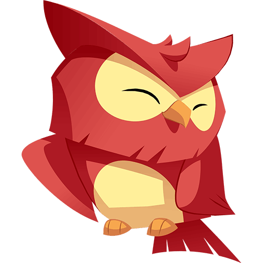 Red Owl Icon, free CC0