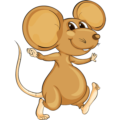 Cute Cartoon Mouse Icon, free CC0