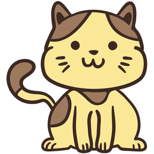 Cute Cat Icon, free CC0