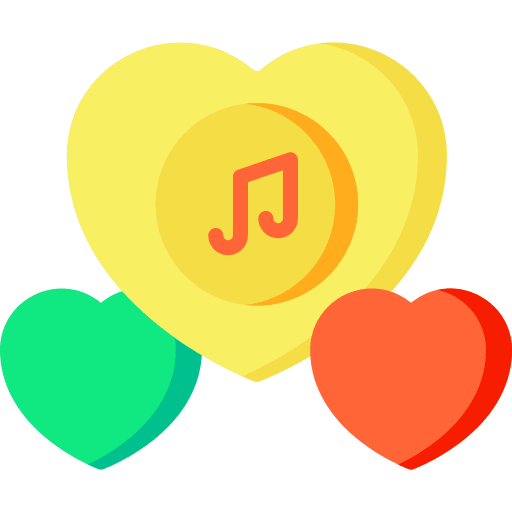 Hearts Icon, free CC0
