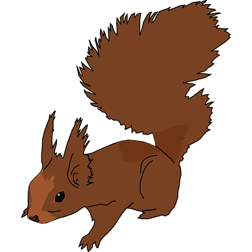 Squirrel Icon, free CC0