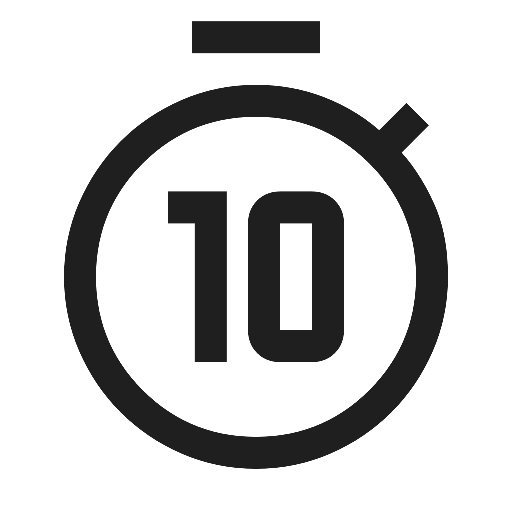 10 Seconds Icon, free CC0