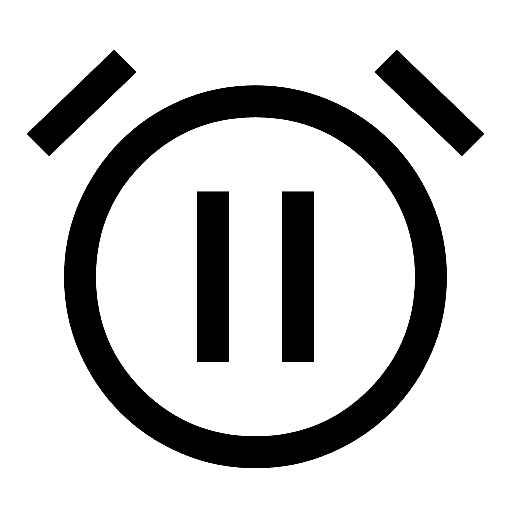 Alarm Pause Icon, free CC0