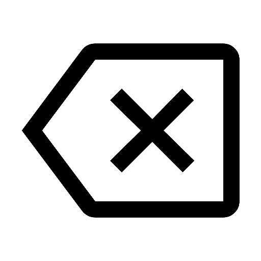 Backspace Icon, free CC0