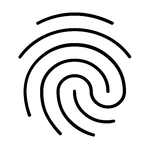 Fingerprint Icon, free CC0
