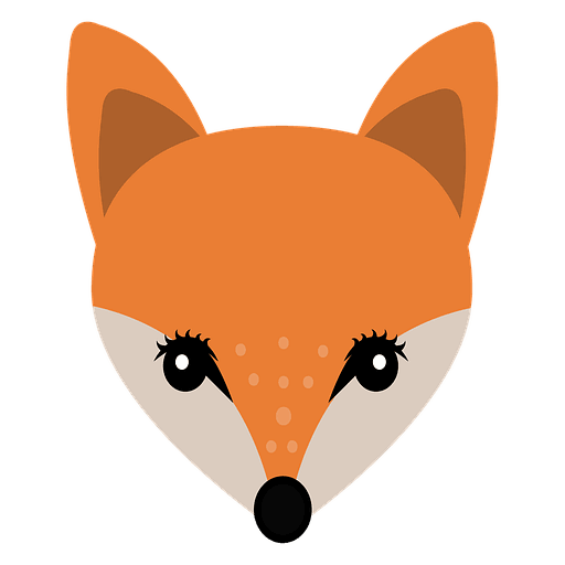 Fox Head Icon, free CC0