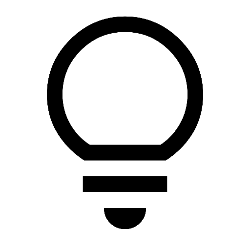 Lightbulb Icon, kostenlos CC0