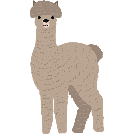 Llama Icon, free CC0