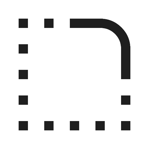Rounded Corner Icon, free CC0