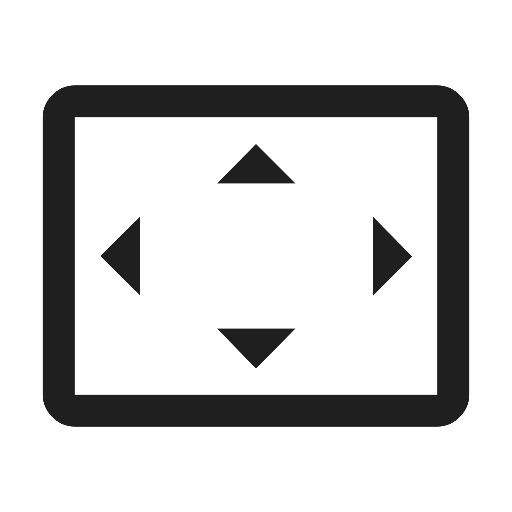 Settings Overscan Icon, free CC0