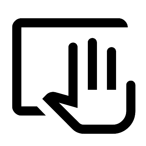 Trackpad Input Icon, free CC0