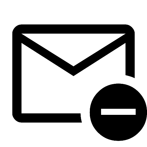 Unsubscribe Icon, free CC0