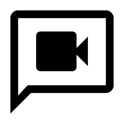Icône Video Chat, gratuit CC0